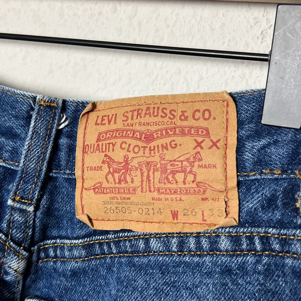 vintage levi's high waisted rise straight leg mom jeans - Picture 6 of 6
